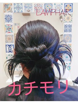 お呼ばれヘアセット韓国風カチモリ結婚式二次会20代30代40代