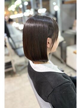 顎下ボブ/内巻きボブ