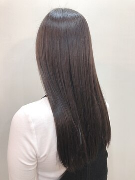ヘアカラー専門店fit color 平井店【フィットカラー】オーガニックカラー/白髪染め ダークアッシュ/似合わせカット/ミディアムレイヤーカット[平井]