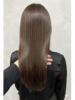 ファム 札幌大通(fam)&nbsp;冬◎30代40代向け透明感ダークアッシュメテオカラー艶髪