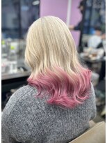 ディーカヘアーセンダイ(Di KA HAIR sendai)&nbsp;”blond×pink”