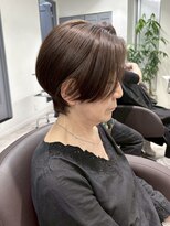 GBG 自由が丘 くびれショートボブ40代50代グレイカラー白髪染め白髪ぼかし