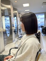 にしはら 美容室&nbsp;ぷっつりボブ