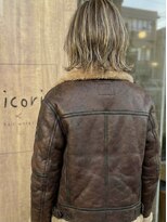 ニコリヘアワークス(nicori hair works)&nbsp;ミディアム×レイヤー×ハイライト2