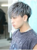 ホワイトメッシュルーズパーマ/ルーズショートニュアンスパーマ
