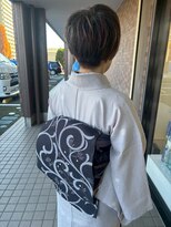 アミリー ひたち野うしく店(Amily)&nbsp;ハイライトバレイヤージュ結婚式お呼ばれ着付けヘアセット30代