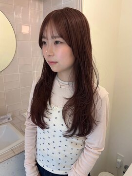 ニール シトロン 名古屋 伏見 丸の内(NEELU citron) 【NEELU_miu】レイヤー×ピンクブラウン