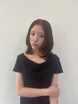 イングローブ 千葉ニュータウン中央店(Ingrove) 【小顔見え】韓国風くびれレイヤーミディ