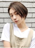 【成田】ダークパープル/顔周りレイヤー/ミルクブラウン/銀座2
