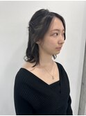 結婚式参列に♪/お呼ばれヘア/おとなっぽヘア/編み込み/ロング