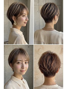 ウィービーパセリ atre川越店(WE BE PARSLEY)の写真/【繊細なカット技術に圧巻◎】毛先の動きまで計算されたカットで、似合わせショートヘアが人気の秘訣♪