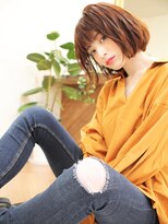 +animo吉川美南+厚みバングでワンカールスリークボブ♪n-2