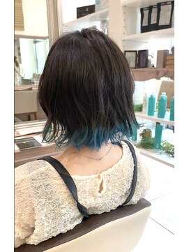 アッシュ 戸田公園店(Ash) 裾カラー　スカイブルー