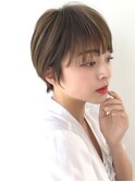 La CARO 大人かわいい 小顔 ショートヘア ショートボブby市橋