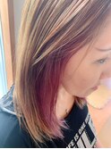 earring color × purple pink