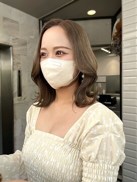 リリー(Lilley) 【Lilley 稲永麻衣】韓国ヘア+くびれヘア+オリーブベージュ