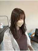 アッシュ×セミロング