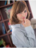 ネオシースルーバングくせ毛風小顔ウルフボブc5大宮20代30代40代