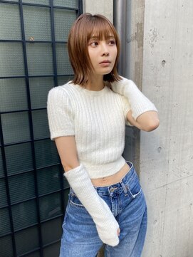 ムード カナザワ(mood kanazawa) 外ハネ×色っぽミディアム