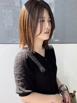 ゼストソエル(ZEST soell) ストレート 顔周りレイヤー