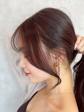 ルームバイシー 新宿(Loom. by Sea) 韓国風前髪×レイヤーカット【髪質改善/新宿/レイヤーカット】