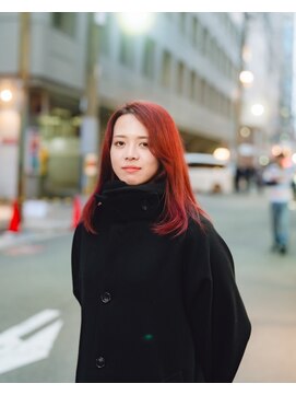 カフ(CAF) CAF河内駿/イメチェン/レッドブラウン/大阪/心斎橋/