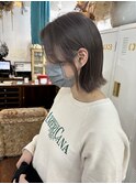 シアーグレージュ×タッセルボブ