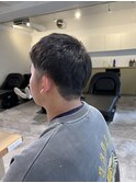 【soy-kufu】MEN'S HAIRマッシュショートアッシュブラック