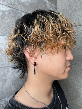 ニアウ 伊勢崎連取店(Niau) メンズマッシュ波巻きスパイラルパーマ