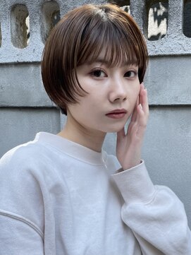 トリコ 柏(tricot) 大人可愛い/丸みショート/小顔似合わせカット/20代30代