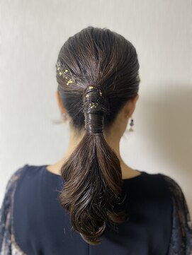 ミークスタイルヘアー(Miiku.style.hair) タイト編み下ろしスタイル