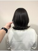 くびれボブ オリーブグレージュ