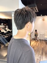 ジールヤマグチ 朝霧駅前店&nbsp;【中学生カット】マーブ/イルミナカラー/白髪ぼかし/韓国