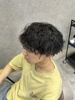 ムード カナザワ(mood kanazawa)&nbsp;波巻きパーマ×刈り上げマッシュ