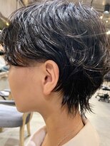 【KANA】　ショートウルフ×ニュアンスパーマ