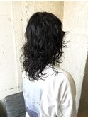 新宿/セミロングレイヤー/スパイラルウェーブ