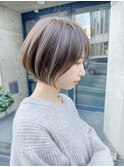 ショート ボブ インナーカラー 韓国風5611