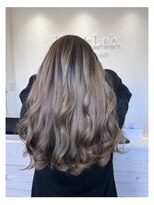 ヘアーズラボ(Hair’s Lab.)&nbsp;ミルクティーベージュ×巻きロング