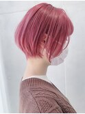Say.ひし形ショートくびれショートレイヤーベビーピンクベージュ