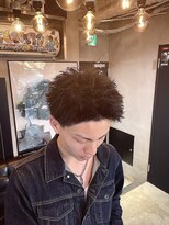 デン 仙台店(DEN)&nbsp;フェザーパーマ/スパイキーショート[榴岡/メンズ/理容室]