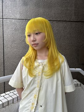 イエナ 渋谷(IENA) イエローレイヤー顔周りレイヤー