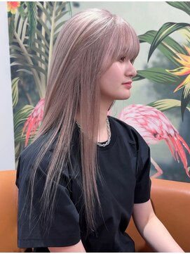 ファムエリア(FEMME AREA) ホワイトベージュ　ダブルカラー