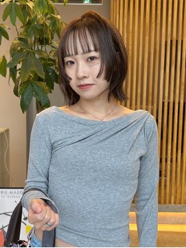 ニール(niil) 【REINA】オリーブグレージュ×姫カットレイヤー