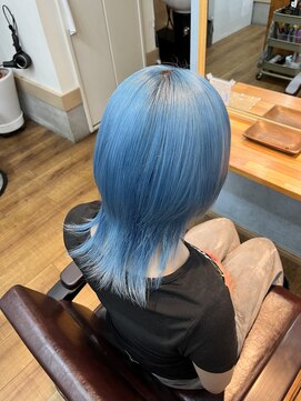 アン ブリーチ(UN BLEACH) 【ブリーチカラー】ペールブルー