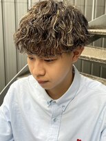 リコ ヘアアンドリラクゼーション 名駅店(LICO HAIR＆RELAXATION)&nbsp;メンズ波巻きスパイラルパーマ/ハイライト/シャドウパーマ名古屋