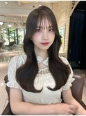 韓国っぽロングで透明感たっぷり