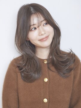 シェノン 赤羽店(CHAINON) こっくりショコラブラウン外ハネくびれミディ秋ヘア北区赤羽