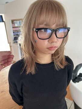 ギャザー 豊橋(Gather) ミルクティーブロンド