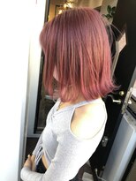 salon de MiLK 札幌大通店【サロン ド ミルク】 ケアブリーチで作る可愛いピンクベージュカラー