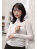 前髪縮毛矯正（カット込み） ￥11550
